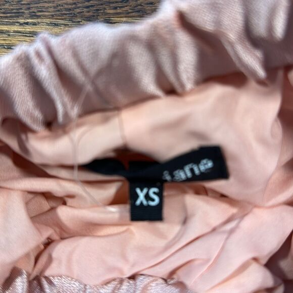 Sister Jane jacquard ruffle shorts co-ord in dusty pink Size XS - Picture 9 of 11